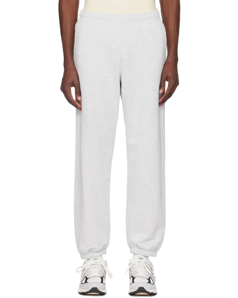 SPORTY & RICH Gray Starter Sweatpants Heather