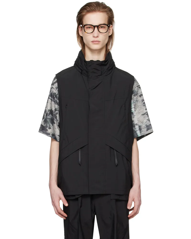 meanswhile Black Luggage Vest Off