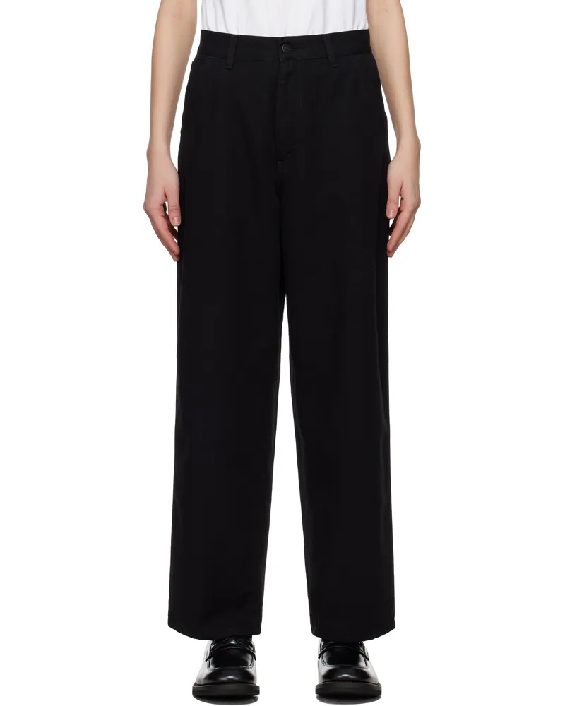 Carhartt WIP Black Brandon Single Knee Trousers Black