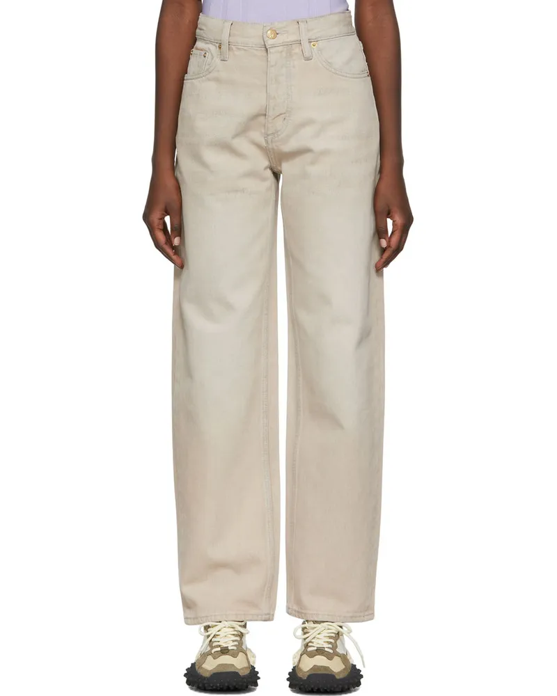 Eytys Beige Cypress Jeans Camel