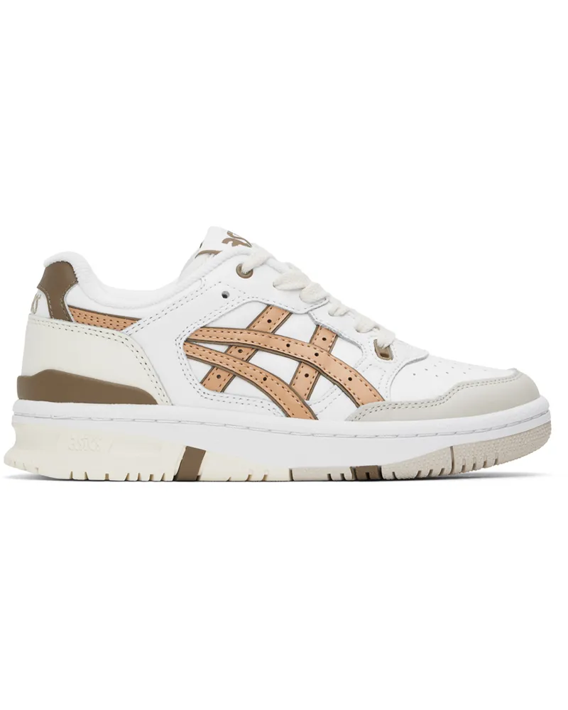 Asics White & Beige EX89 Sneakers White