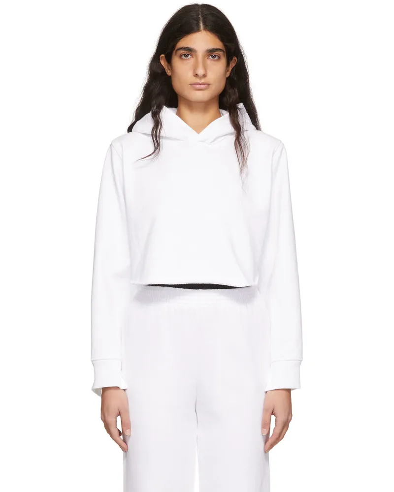 Maison Margiela White Cotton Hoodie 100