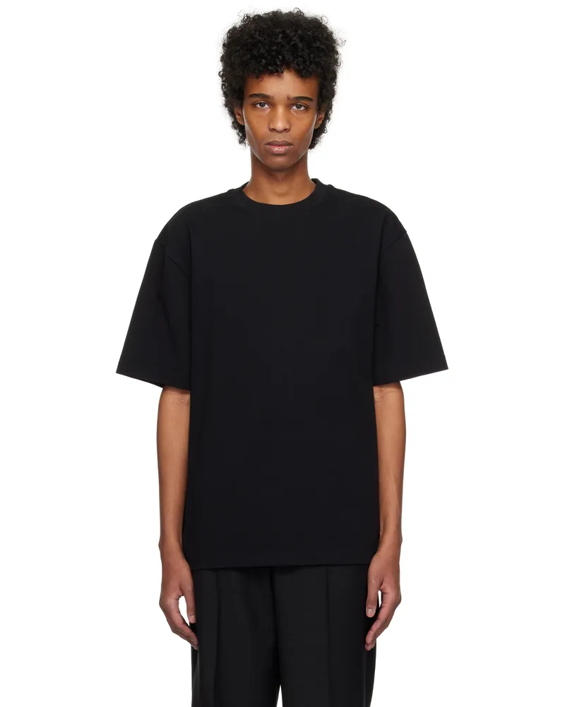 Róhe Black Oversized T-shirt Black