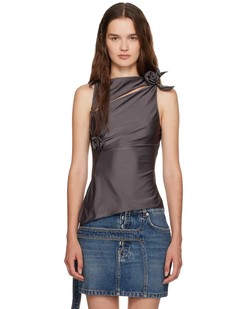 COPERNI Gray Flower Top Grey