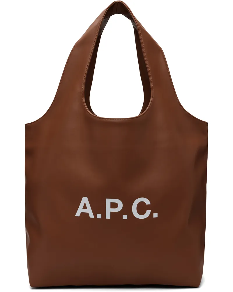A.P.C. Tan Ninon Tote Cad
