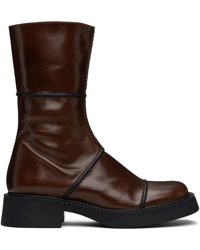 Miista Brown Dahlia Boots Brown