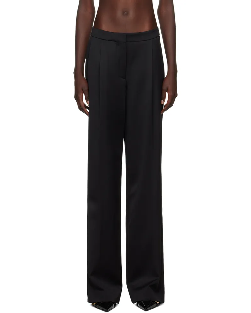 Givenchy Black Wool Trousers 001-black