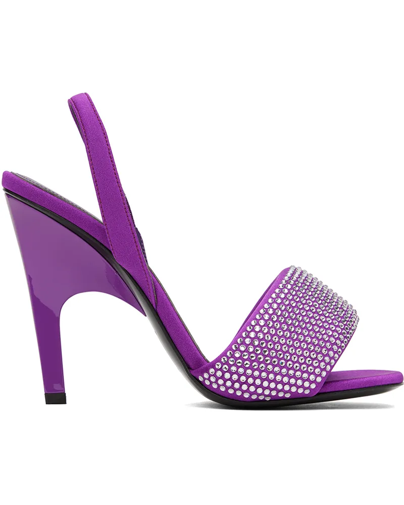 ATTICO Purple Rem Heeled Sandals 035