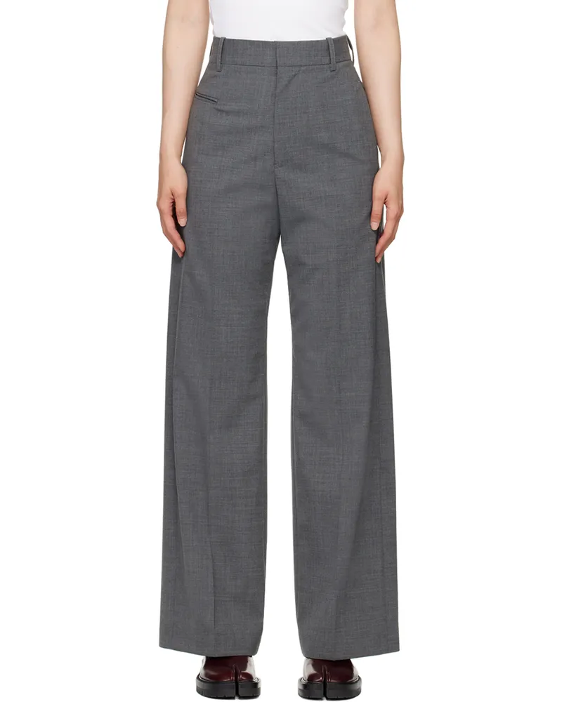 Maison Margiela Gray Stitch Trousers 859m