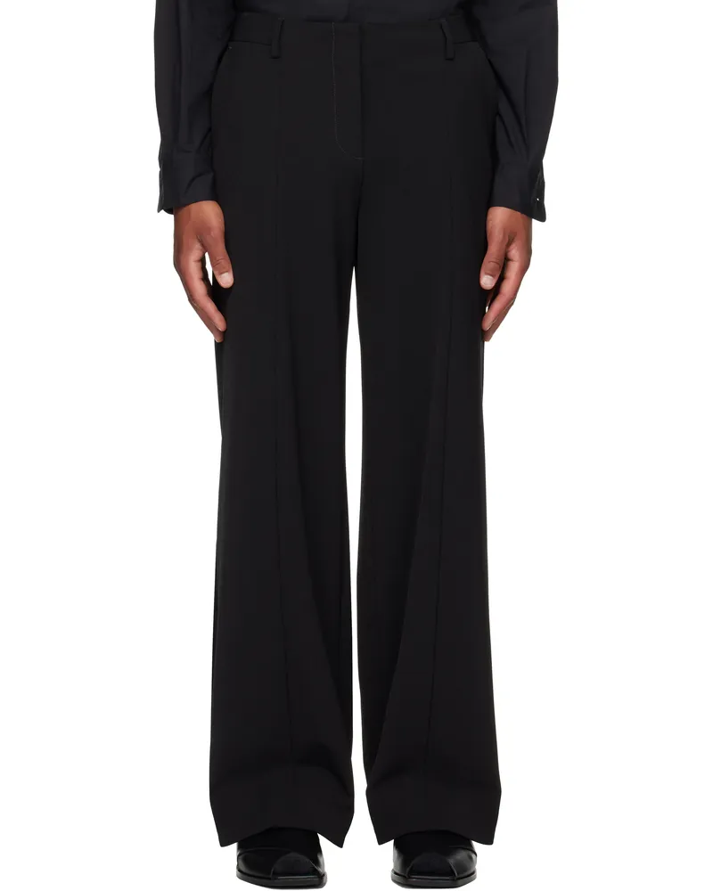 Jean Paul Gaultier Black 'The Stirrup' Trousers 00-black