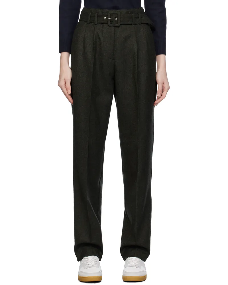 A.P.C. Green Anthea Trousers Kaf