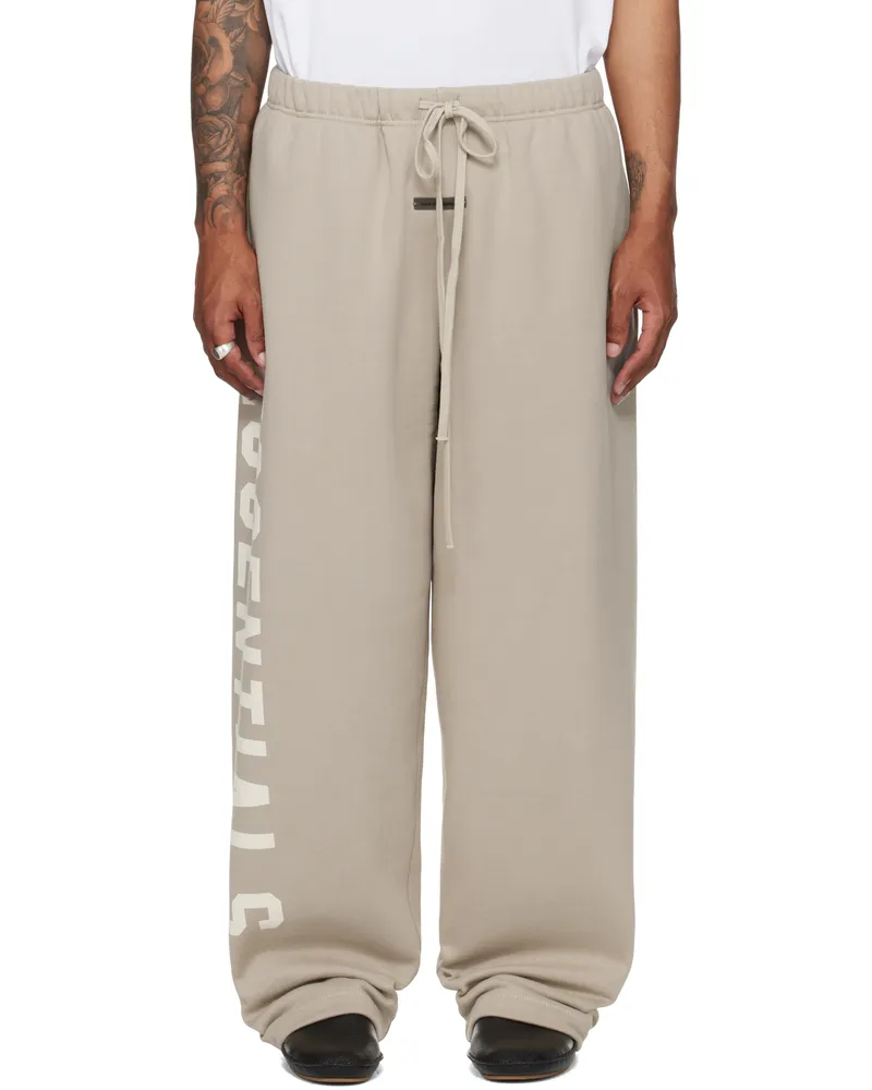 Fear of God Taupe Lounge Fleece Sweatpants Timber