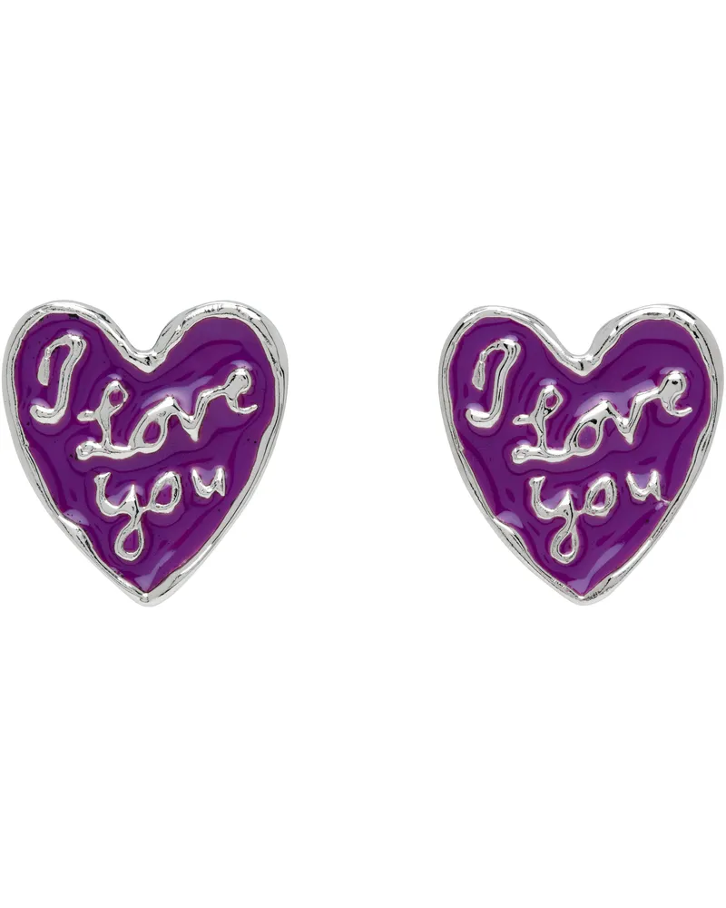 CHOPOVA LOWENA Silver Lovers Earrings Silver