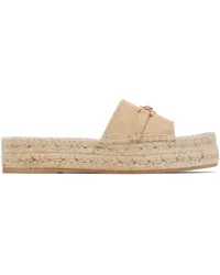 Versace Beige Medusa '95 Espadrille Sandals 1kf9v-mastic-gold