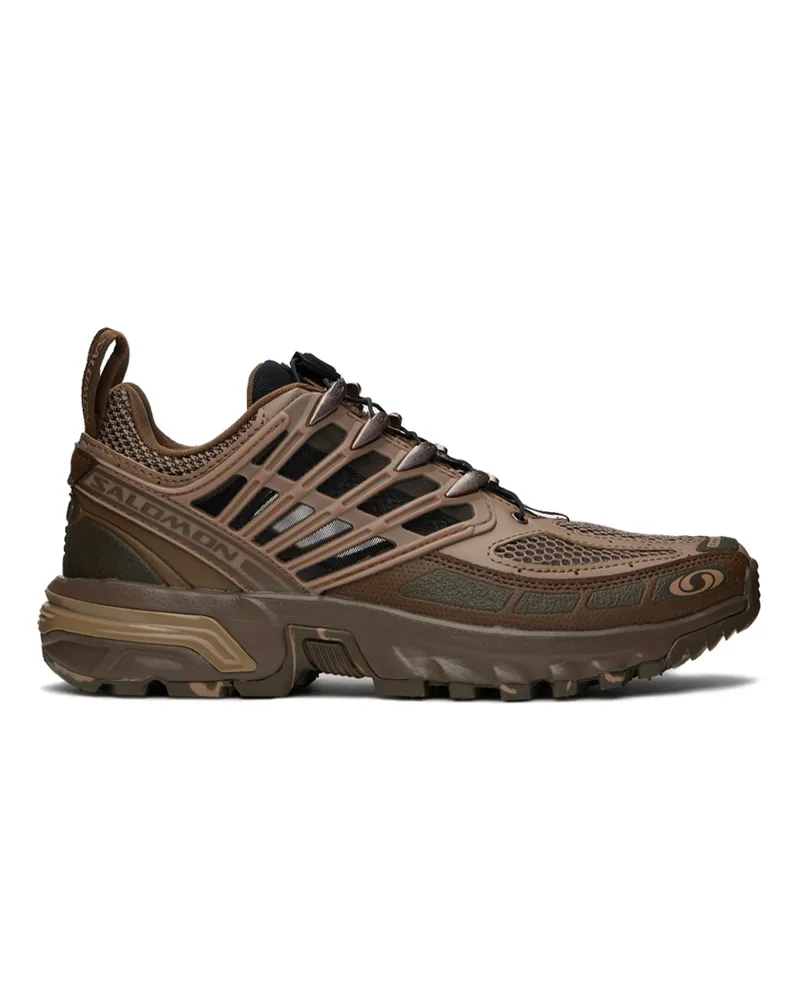 Salomon Brown ACS Pro Desert Sneakers Dark