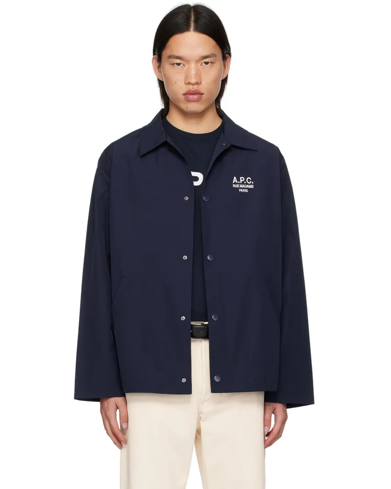 A.P.C. Navy Regis Jacket Iak