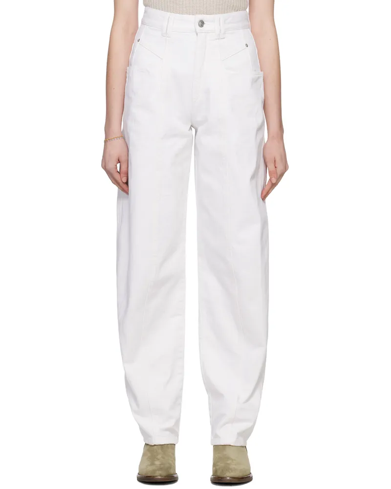 Isabel Marant White Vetan Jeans 20wh
