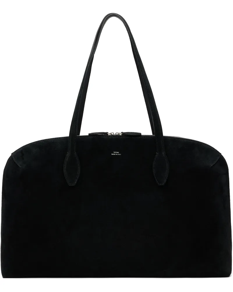 Totême Black Suede Day Tote Black