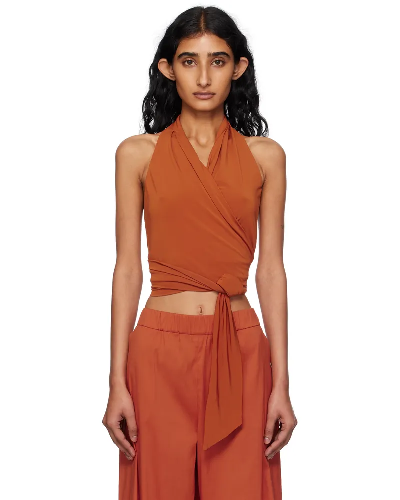 Max Mara Orange Plinio Top 009