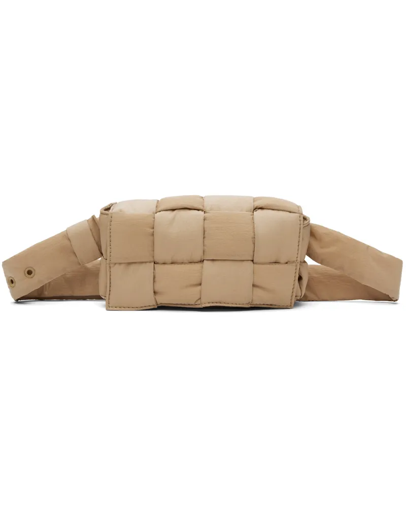 Bottega Veneta Beige Mini Cassette Padded Bag 8433