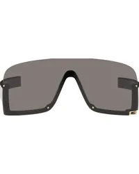 Gucci Black Mask-Shaped Sunglasses Black