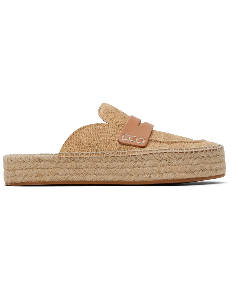 J.W.Anderson Beige Espadrille Loafers 19110-101-natural