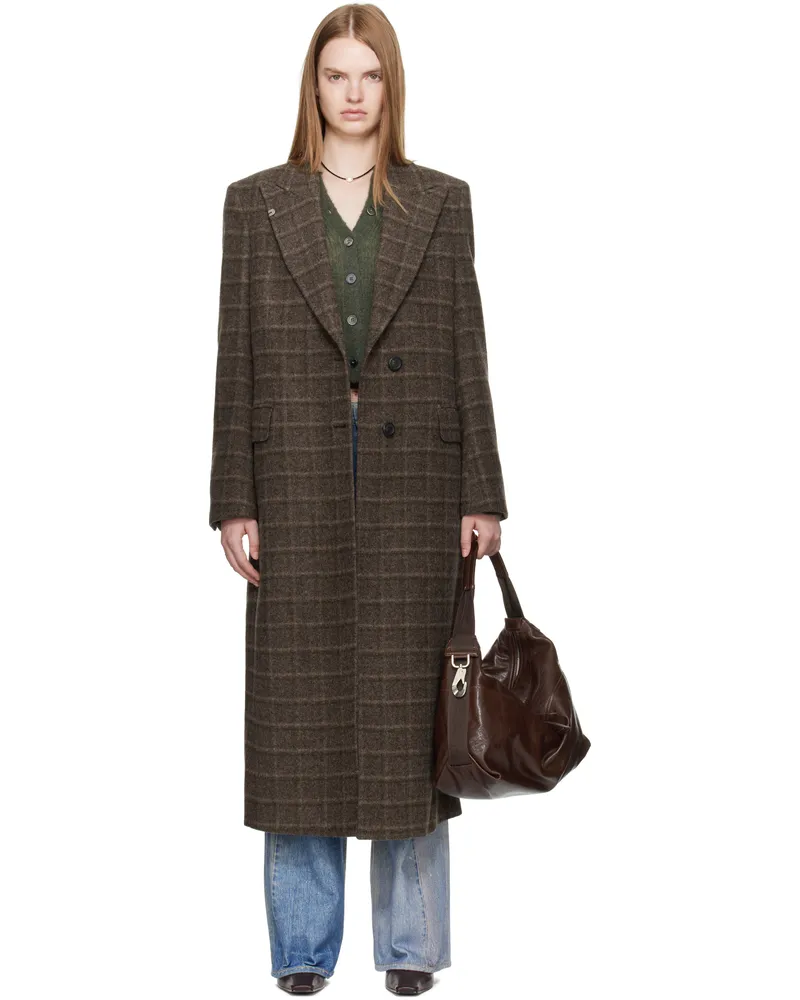 Our Legacy Brown Manta Coat Dorf