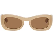 Beige Michael Bargo Edition Temo Sunglasses