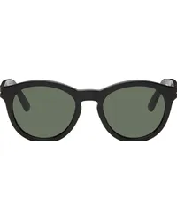 Gucci Black Round Sunglasses Black-black-grey