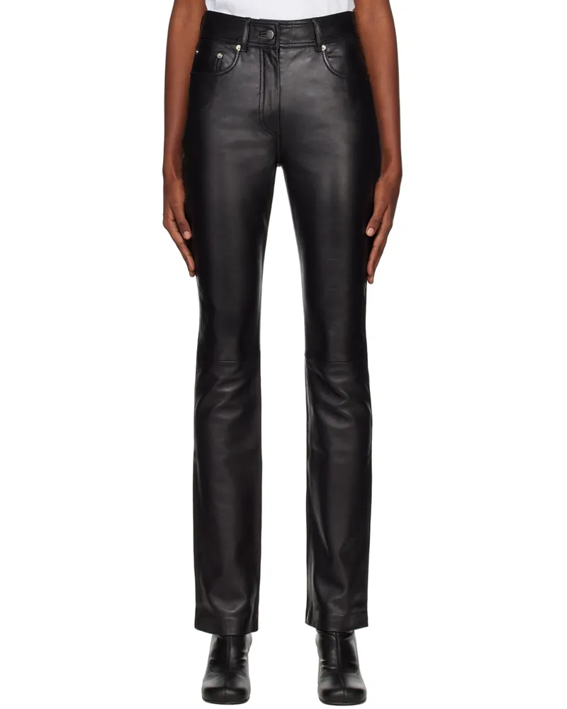 STAND Black Rebecca Leather Pants 89900
