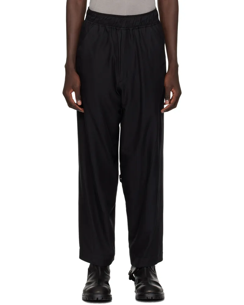 Julius Black Wide Trousers Black