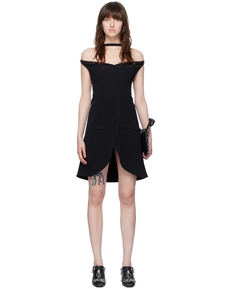 Courrèges Black Ellipse Minidress 9999