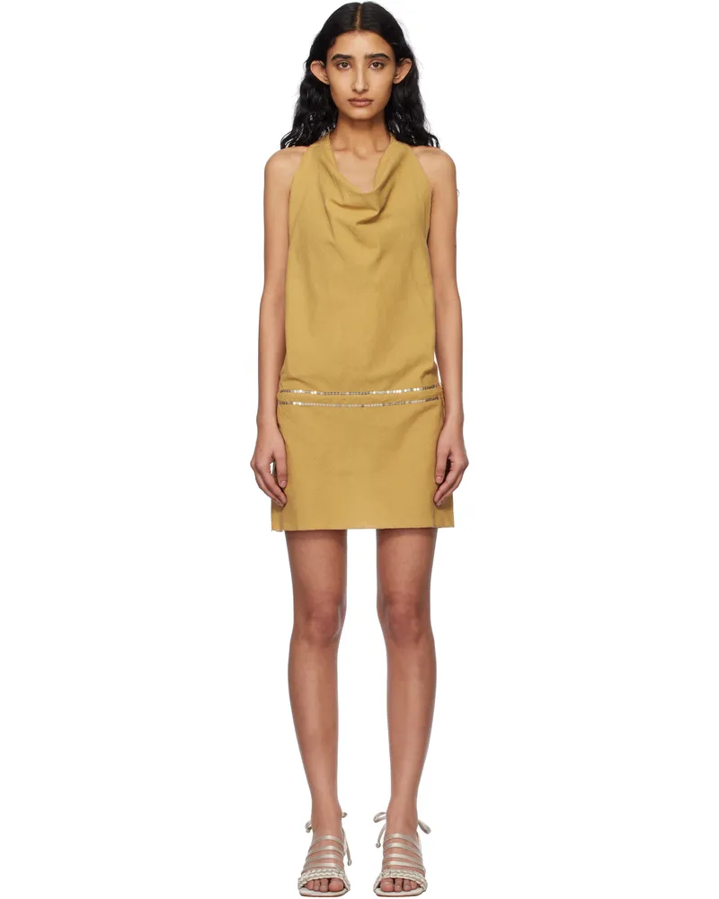 GIMAGUAS Beige Costa Minidress Beige