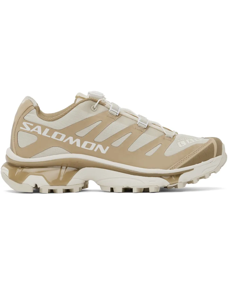 Salomon Tan & Off-White XT-4 OG Protective Sneakers Safari