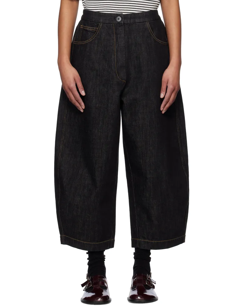 CORDERA Black Curved Jeans Black