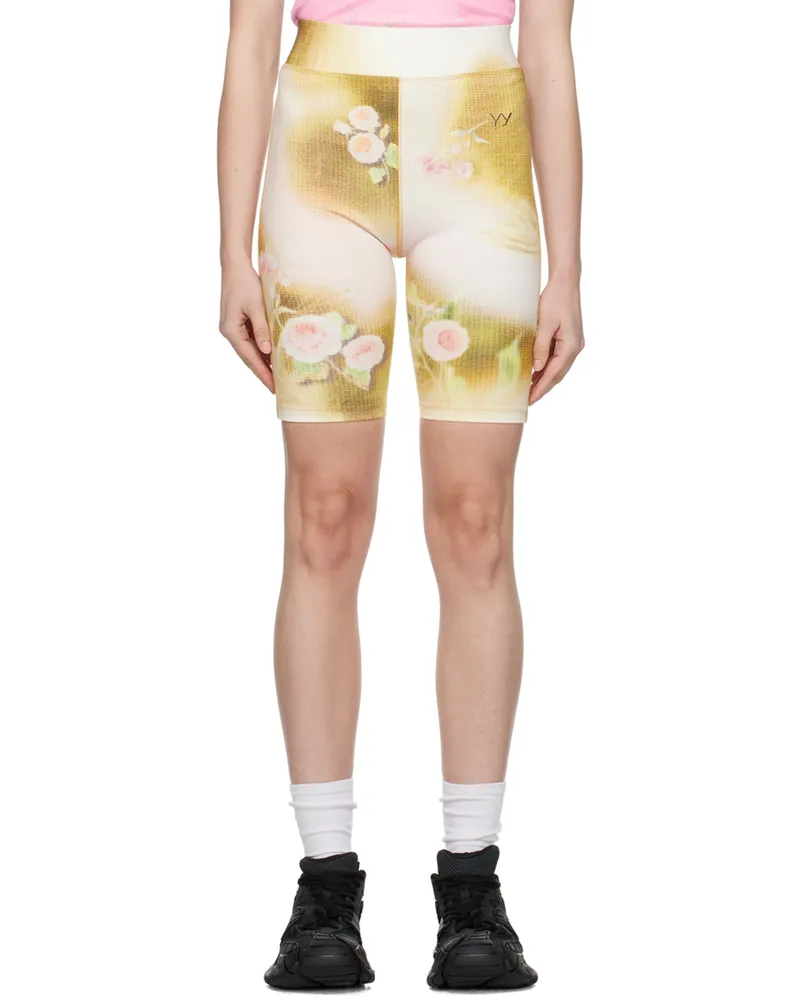 OPEN YY Green Floral Shorts Green