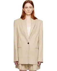 bec & bridge Beige Manon Blazer Almond