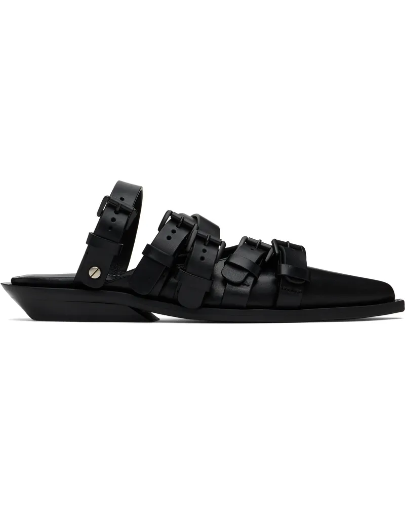 Ann Demeulemeester Black Kalla Pointy Mules 099