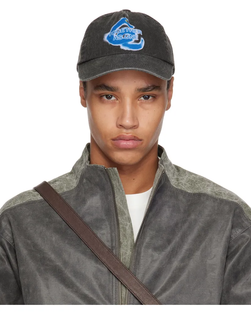 Adererror Black 'Together As One' Cap Black