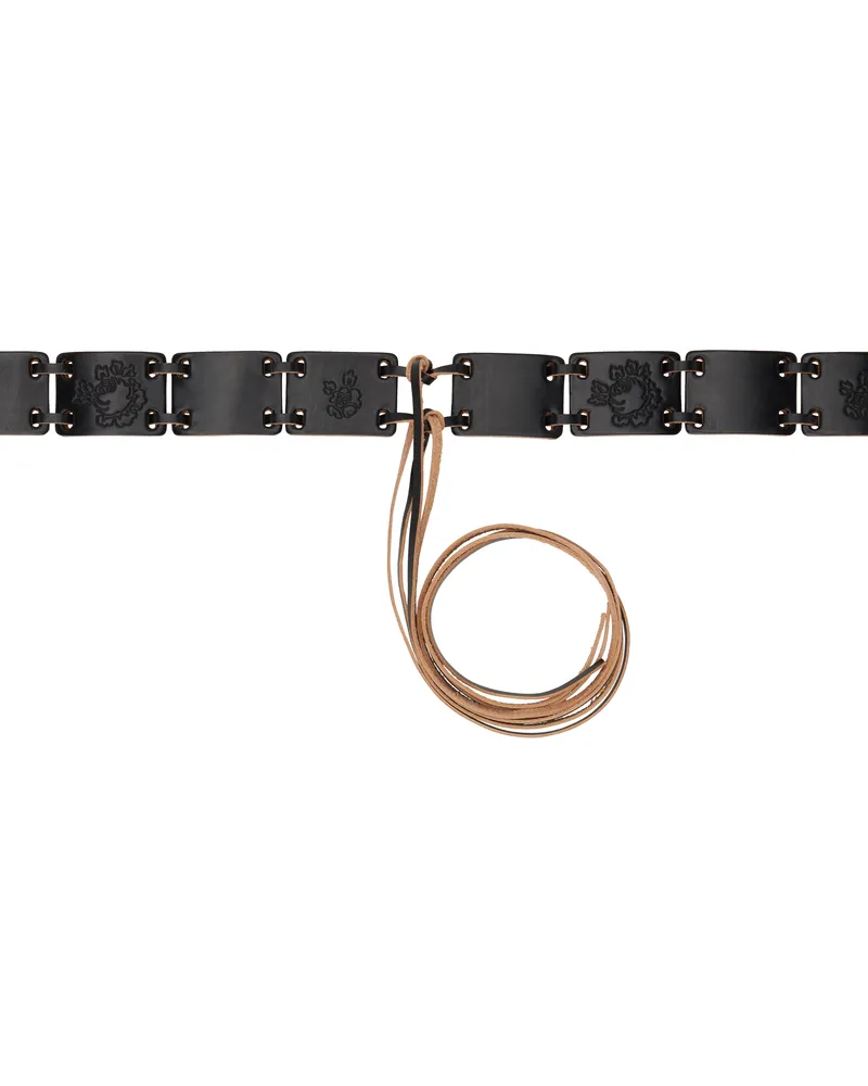 Our Legacy Black Block Belt Black
