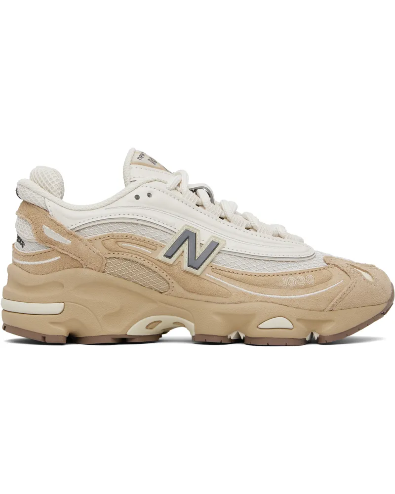 New Balance Beige & Tan 1000 Sneakers Incense