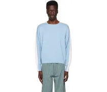 Blue & Off-White Lucien Sweater
