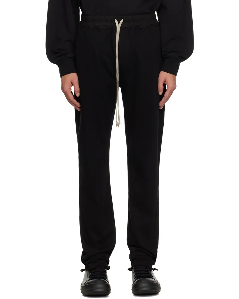DRKSHDW by Rick Owens Black Hollywood Berlin Drawstring Sweatpants 09