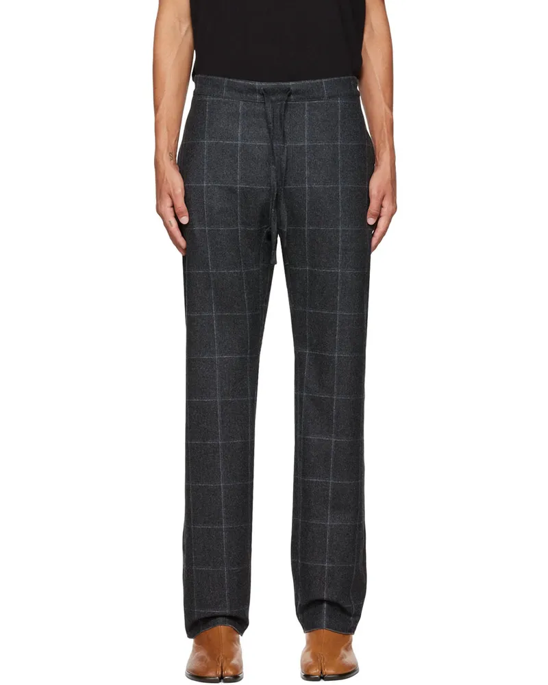 BLESS Gray Pyjama Lounge Pants Darkgrey