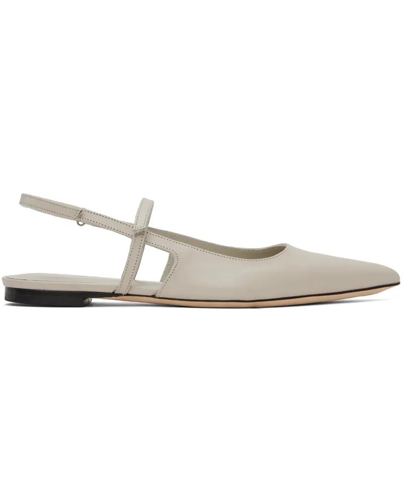 by FAR SSENSE Work Capsule Gray Jess Ballerina Flats Pelican