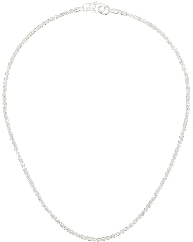 Hatton Labs Silver Rope Chain Necklace Silver