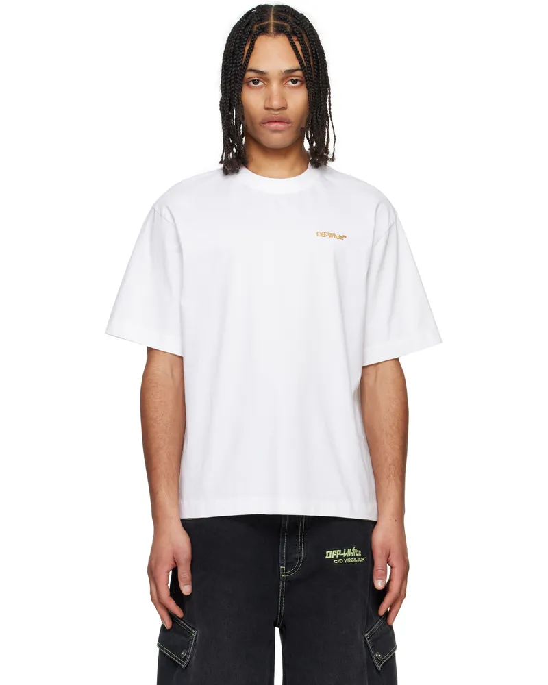 OFF-WHITE White Tape Arrow T-shirt White
