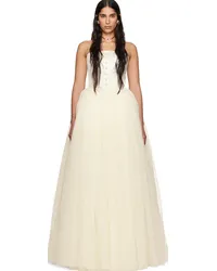 BODE SSENSE Exclusive Off-White Harbour Maxi Dress White