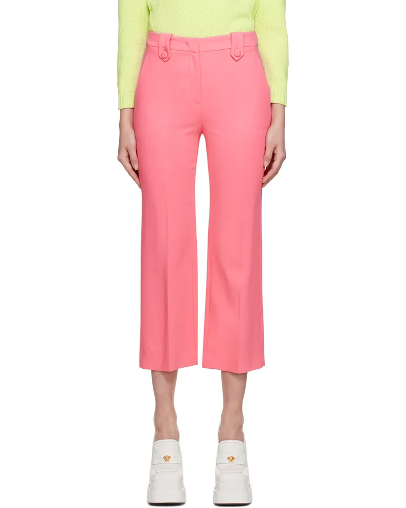 Moschino Pink Creased Trousers A0205