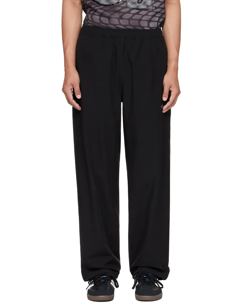 Dime Black Athletic Zip Sweatpants Black